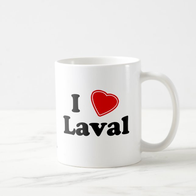 Mug J'aime Laval (Droite)