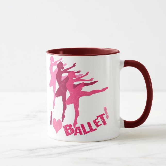 Mug J'aime le ballet (Droite)