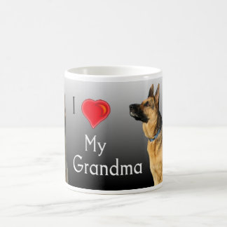 Mug J'aime le berger allemand de grand-maman
