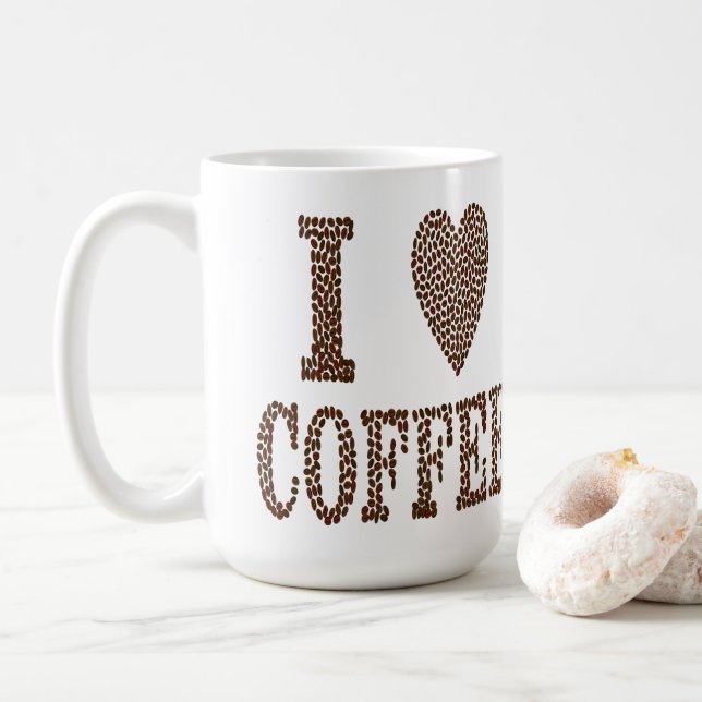 Mug J'aime le café (Avec donut)