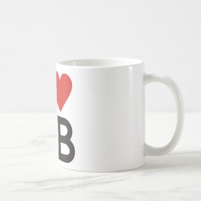 Mug J'aime le café de livre T/tasse de thé (Droite)