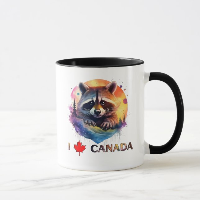 Mug J'aime le Canada (Droite)