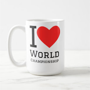 Mug J'aime le championnat du monde 