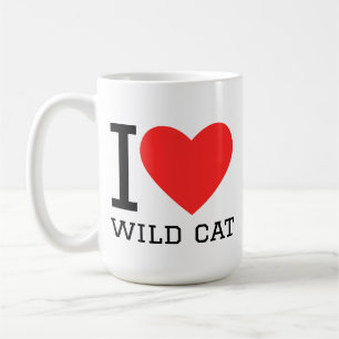 Mug J'aime le chat sauvage
