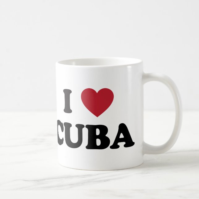 Mug J'aime le Cuba (Droite)