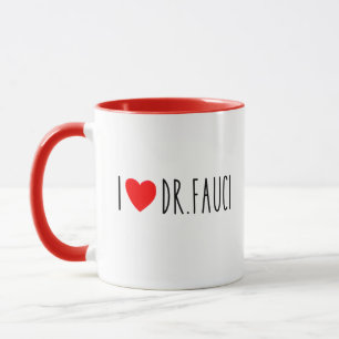 Mug J'aime le Dr Fauci Fauci Fan Dr Fauci Merch