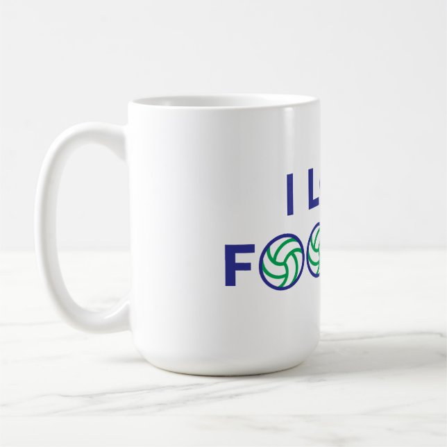 Mug J'aime le football (Gauche)