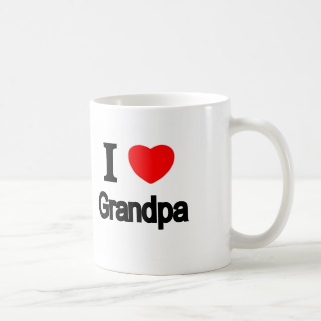 Mug J'aime le grand-papa (Droite)