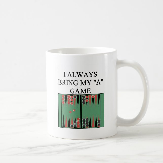 Mug j'aime le joueur de backgammon (Droite)