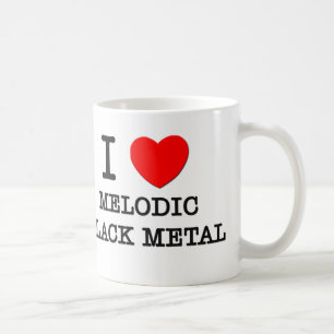 Mug J'aime le métal noir mélodique