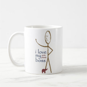 Mug "J'aime le mon…. patron "