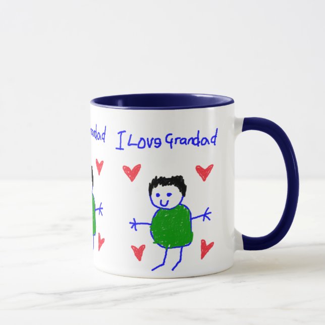 Mug J'aime le papy (Droite)
