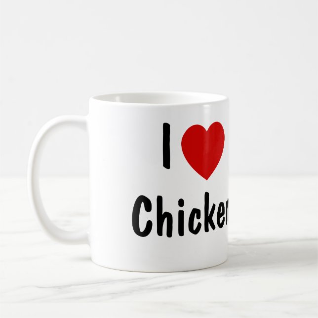 Mug J'aime le poulet (Gauche)