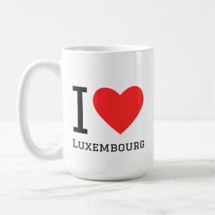Mug J'aime le sticker luxembourg