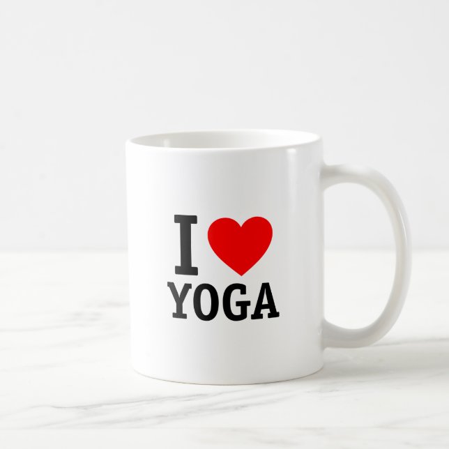 Mug J'aime le yoga (Droite)