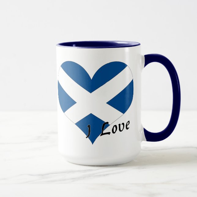 Mug J'aime l'Ecosse (Droite)