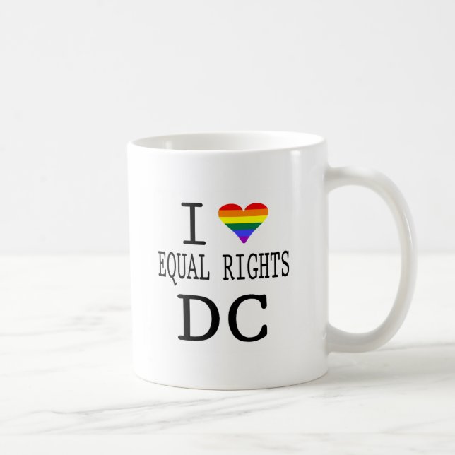 Mug J'aime l'égalité des droits de C.C (Droite)