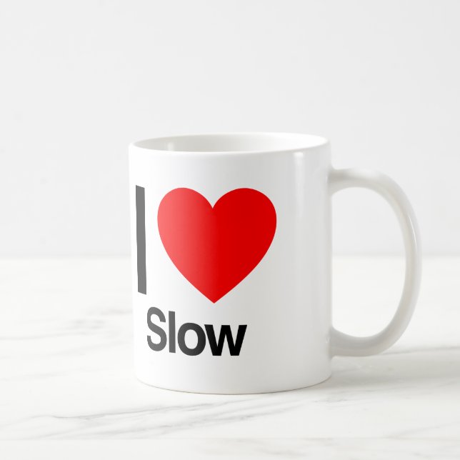 Mug j'aime lent (Droite)