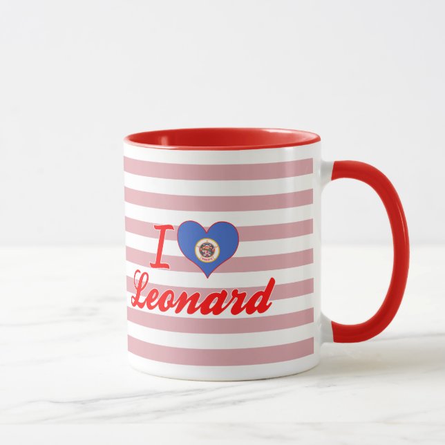 Mug J'aime Léonard, Minnesota (Droite)