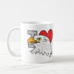 Mug J'aime les aigles