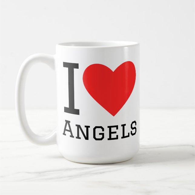 Mug J'aime les anges (Gauche)