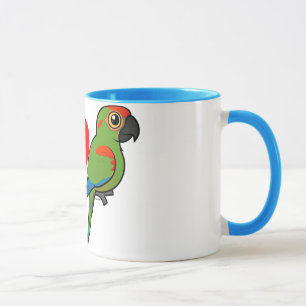 Mug J'aime les aras Rouge-affrontés
