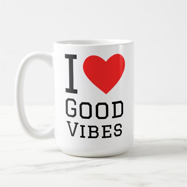 Mug J'aime les bonnes vibrations (Gauche)
