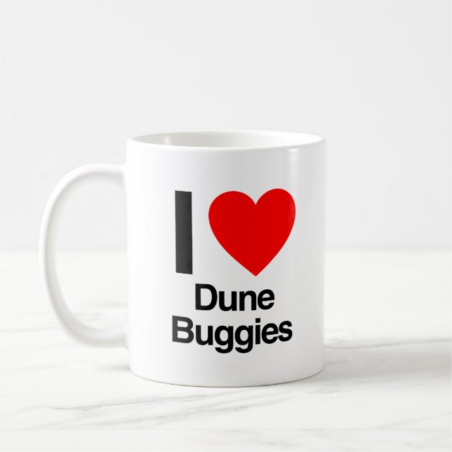 Mug j'aime les buggies dune (Gauche)