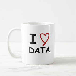 Mug J'aime les données