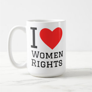 Mug J'aime les droits des femmes