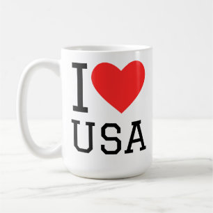 Mug J'aime les États-Unis 
