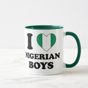 Mug J'aime les garçons nigérians