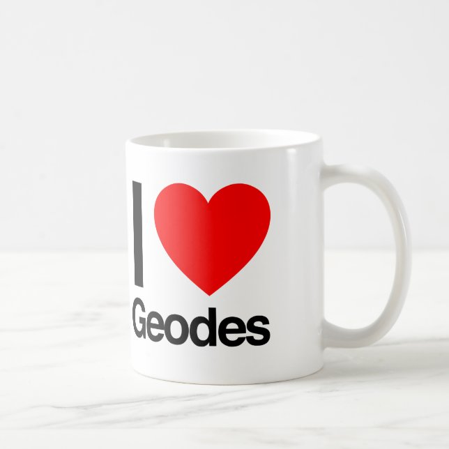 Mug j'aime les géodes (Droite)