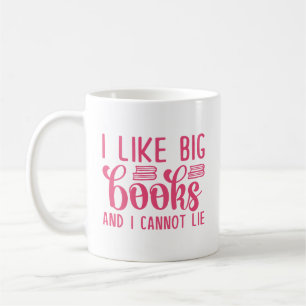 Mug J'Aime Les Grands Livres Et Je Ne Peux Pas Mentir