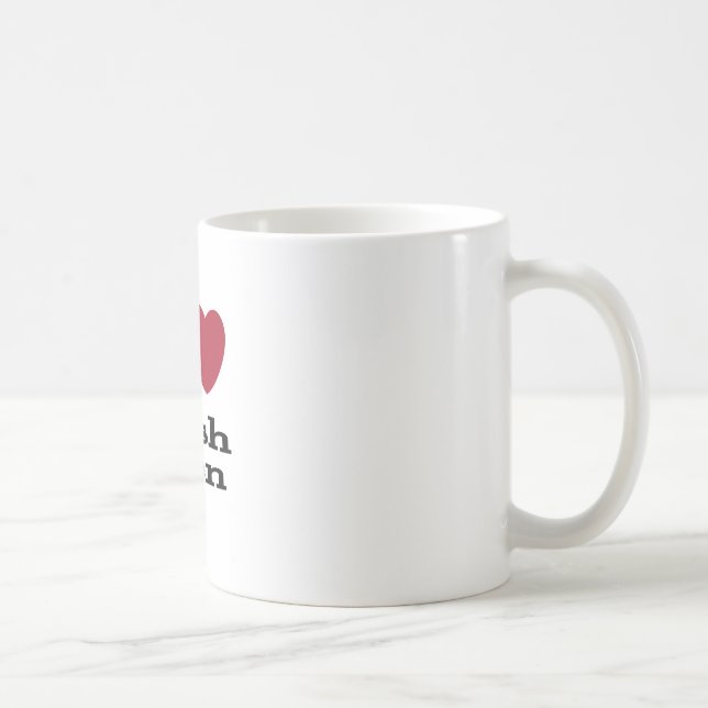 Mug J'aime les hommes irlandais (Droite)