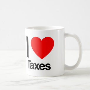 Mug j'aime les impôts