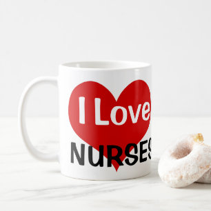 Mug J'aime les infirmières