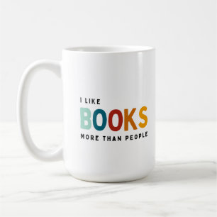 Mug J'aime les livres plus que les gens