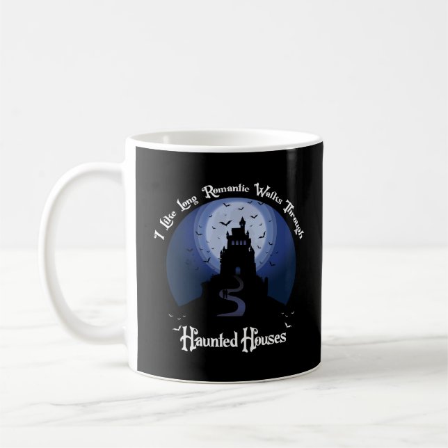 Mug J'Aime Les Longues Marches Romantiques À Travers D (Gauche)