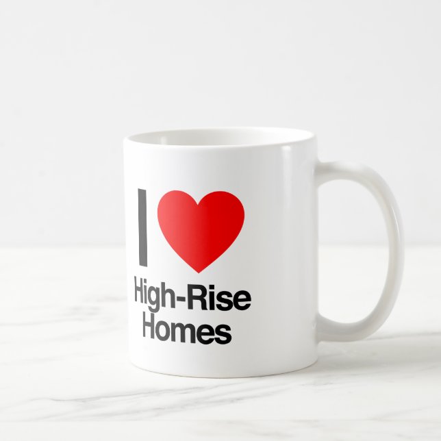 Mug j'aime les maisons de grande hauteur (Droite)