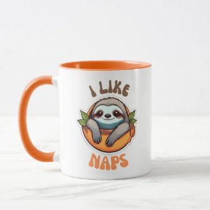 Mug J'aime les papilles paresseuses