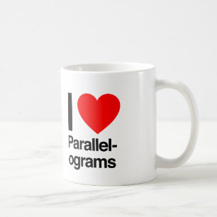 Mug j'aime les parallélogrammes