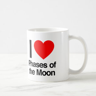 Mug j'aime les phases de la lune
