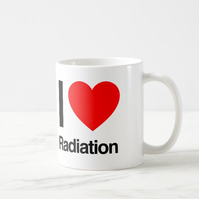 Mug j'aime les rayonnements (Droite)
