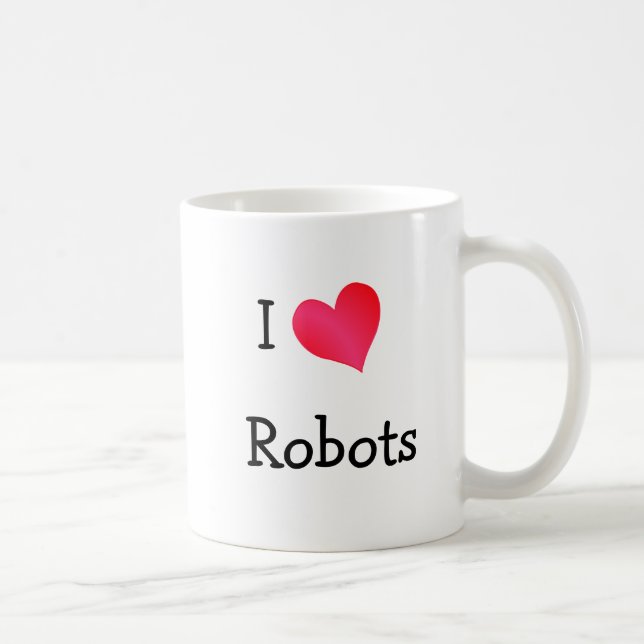 Mug J'aime les robots (Droite)
