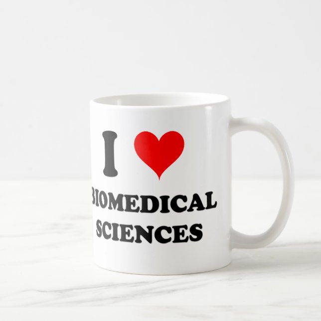 Mug J'aime les sciences biomédicales (Droite)
