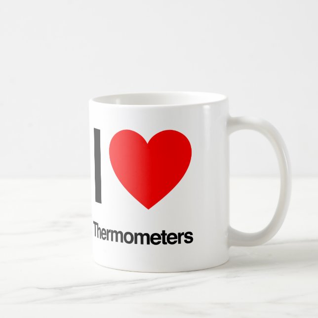 Mug j'aime les thermomètres (Droite)