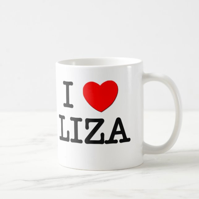 Mug J'aime Liza (Droite)
