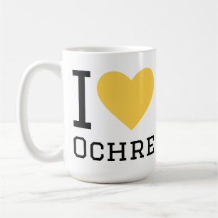 Mug J'aime l'ocre