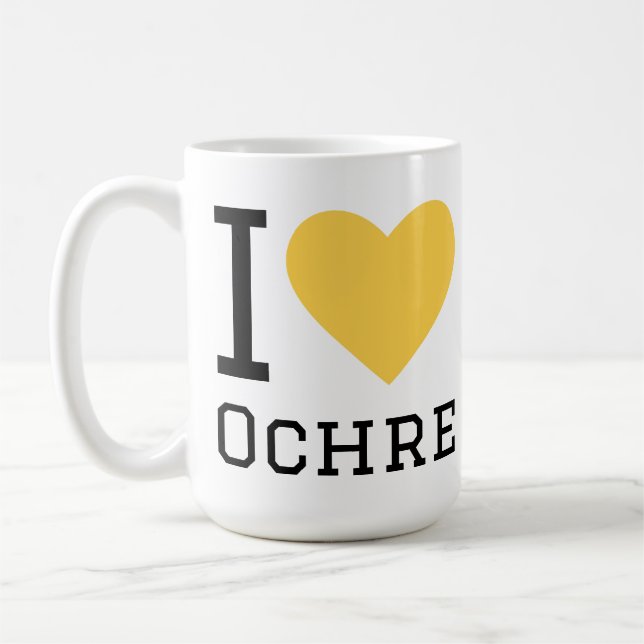 Mug J'aime l'ocre (Gauche)